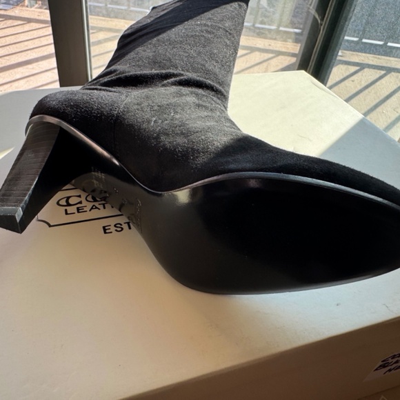 Coach Mina Hi Heel Suede Boot - Picture 2 of 4